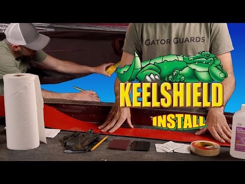 How to protect the Hull of your Boat - DIY Gator Guards KEELSHIELD Install
