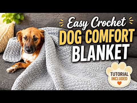 Easy Crochet Dog Blanket