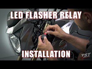 How to install LED Flasher Relay on a Kawasaki Z125 by TST Industries