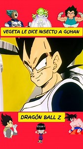 Vegeta le dice insecto al pobre de gohan.😂😱😳 #reelsfypシ #videosvirales #dragonballz #goku #anime | El mundo de los dibujos animados