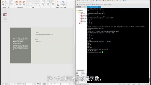 linux的wc命令详解。