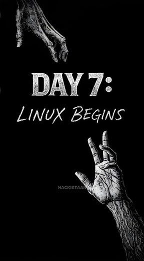 Day 7 LINUX BEGINS in Ethical Hacking #hacker #shorts