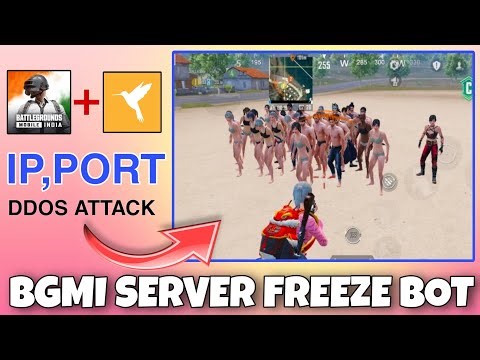 bgmi ddos attack bot telegram free | bgmi ka ip or port kaise nikale | bgmi server freeze hack 4.3