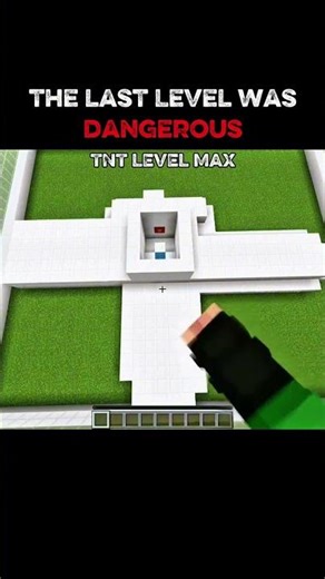 Minecraft TNT LEVELS 😂 #lyricsvideo #shorts #minecraft