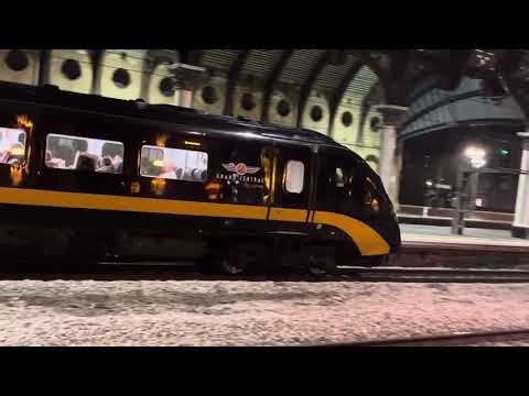 A Grand Central Class 180 Departs York Railway Station.