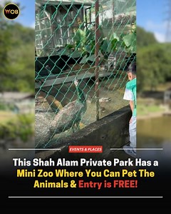 This is a fantastic activity for families, especially if you’re an animal enthusiast 😍 Full article🔗: https://worldofbuzz.com/this-shah-alam-private-park-has-a-mini-zoo-where-you-can-pet-the-animals-entry-is-free/ | WORLD OF BUZZ