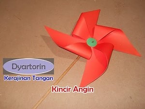How to make a paper windmill