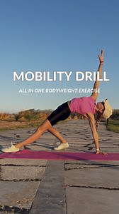 📌Mobility Monday Drill // Save & Try This mobility drill trains: ✨arms/shoulders strength and mobility ✨ core strength ✨ spine mobility & back strength ✨hip mobility & stability ✨ ankle mobility & stability ✨ glute, quad and hamstring strength ✨coordination & balance ✅Great as part of mobility training workout, as a warm up and functional training exercise. ✅ Start nice and slow, do as many as you can. #mobilitymonday #mondayworkout #mobilitydrills #mobility #fitnesschallenge #fitnessjourney #m