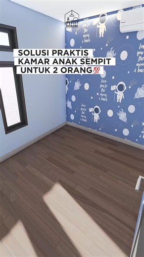 41K views · 312 reactions | Bingung Anak Ada 2 Tapi Kamar Cuma 1 Udah Gitu Sempit?? Ini Solusinya‼️ Bikin kamar makin estetik tanpa bikin dompet menjerit!✨ Cek eBook dekor low budget dengan barang-barang Murah dari Shopee. Link di bio ya! #kamartidur #kamar #kamarutama #kamarpasutri #desainkamar #interior #rumah | Dekori Interior | Facebook