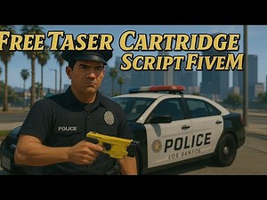 Free Taser Cartridge script Fivem | Taser Ammo Script | Qbcore & Esx