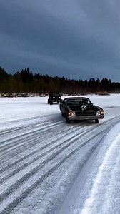 ❄️🔥 Who needs a snowmobile when you’ve got a '70 Chevelle drifting like this?! 😱 | Classic American Cars