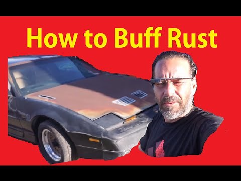 How To Polish Rusty Car DIY Auto Detailing Rust Patina Cleaning Video #1