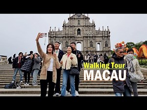 #walkingaround Macau‼️ walk from Senado Square to Ruins of St. Paul - MAKAU❗ MACAO