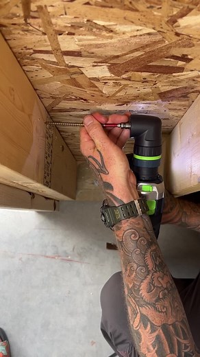 Do you own a right angle drill or attachment? • This is the Festool TPC 18/4. It has a bunch of different attachments that come in super handy 👍 • @festoolcanada @festool_usa . . . #tools #festool #festoolfan #tip #trick | Kruger Construction