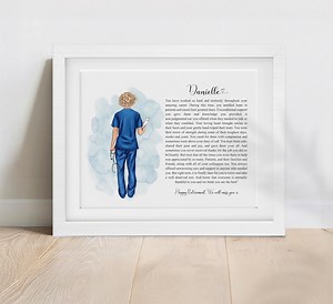 Nurse Retirement Gift - Doctor Poem Print - Retirement From Healthcare (framed or Unframed) - Etsy UK