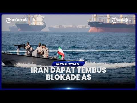 Iran claims its supertanker has successfully broken through the US military blockade in the Strai...