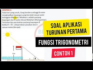 Aplikasi Turunan Fungsi trigonometri contoh 1