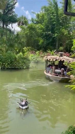 Boat ride at Magic kingdom park