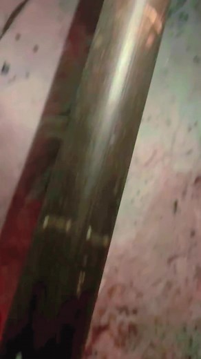 Water Experiment on Rusted Metal Pipe