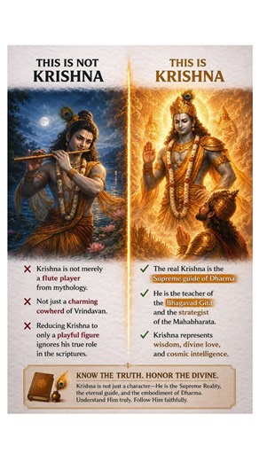 Who is Krishna The Supreme Guide of Dharma Bhagavad Gita Teacher #Krishna #SanatanDharma