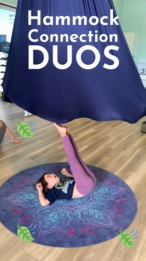 1.5K views · 21 shares |  Swing, Soar & Snuggle!  Share a cozy hammock built for two as you swing, stretch, and play together!  This joyful 60-minute class is all about connection, laughter, and creativity — perfect for ages 6 to 96, no experience needed!  Sundays at 4 PM  Wear comfy, stretchable clothing (no zippers or metal) Come fly, laugh, and snuggle your way to fun!  #GroundedAerial #SwingSoarSnuggle #AerialPlay | Grounded Aerial | Facebook