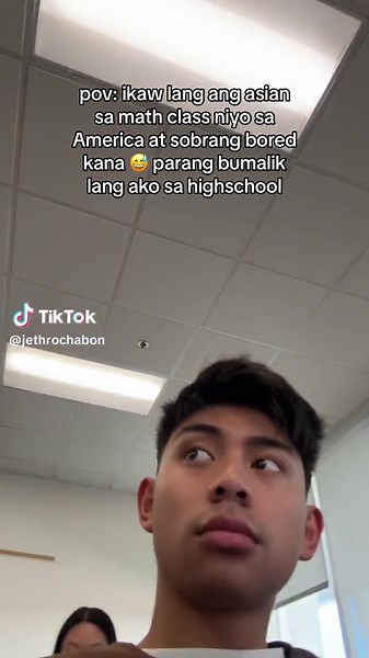 Asian Student in America Math Class Experience