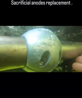 Hull Boat Divers on Instagram: "The sacrificial anodes on your boat will protect the metal parts from corrosion by electrolysis. Have your diver inspect it on every maintenance and replace them when at its P. 7866987220"