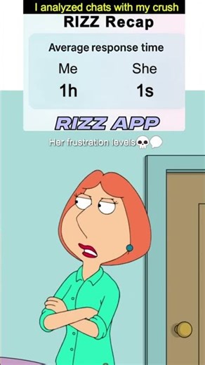 Her frustration levels💀💬 #familyguy