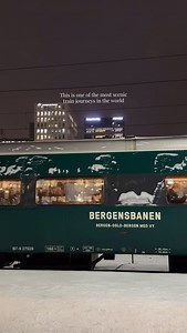 18 reactions | Follow @therailvoyage for more train inspiration 懶 This is the breathtaking journey between Oslo & Bergen in Norway  Who will you take this train with? #bergen #norwaytravel #slowtravel #trainjourney • most beautiful train in the world • scenic train • Norway top things to do | Rail Voyage | Facebook