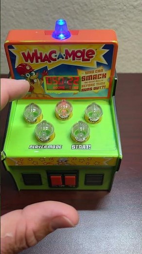 Testing a Whac A Mole from 2019 Mattel Mini Electronic Arcade Game #arcade #games #mattel