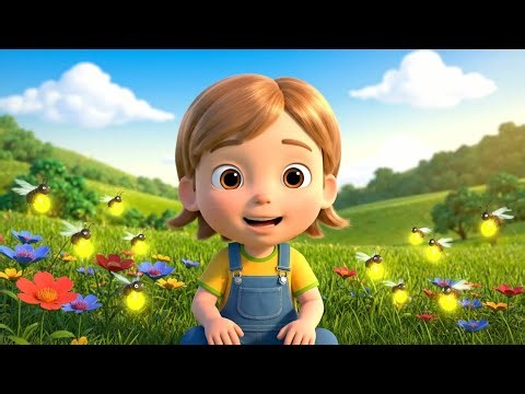 Five Tiny Fireflies Blinking Together ✨ | Nursery Rhymes for Kids & Baby Songs
