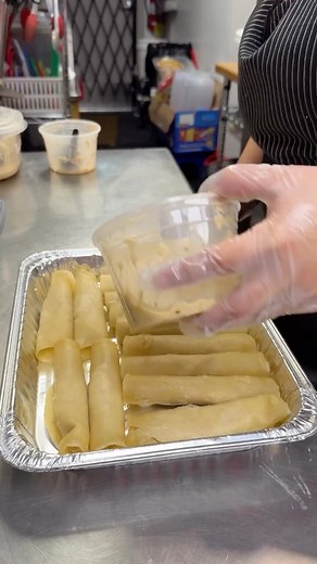 Prepping our signature enchilada tray made from scratch with Springvale Farms broth! One of our favourite comfort foods #yycfood #mardaloop #supportlocal #calgaryrestaurants #calgarymarket #mexicangrocery #Enchiladas #HomemadeEnchiladas #EnchiladaRecipe #glutenfree | Tres Marias Mexican Market