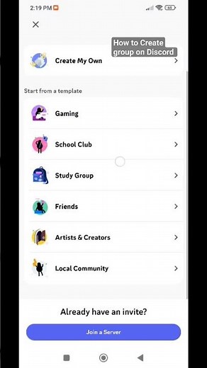 How to Create group on Discord @discord