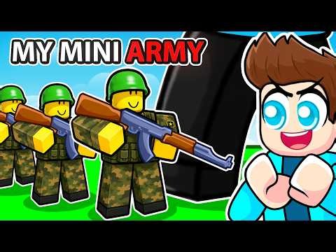 I BUILT MY OWN BRAINROT MINI ARMY IN ROBLOX !!