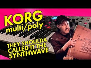 Korg multi/poly Analog Modeling Synth: First Look, Overview & Review!