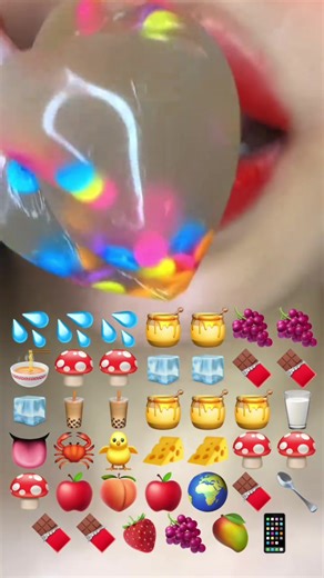 Colorful Food ASMR Experience