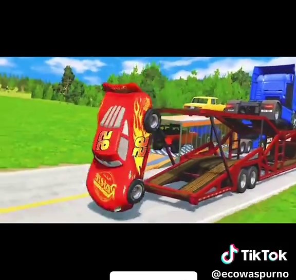 Balap Mobil Animasi Seru & Kartun Lucu