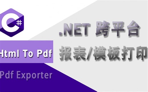 .Net跨平台报表打印 - 完结篇_哔哩哔哩_bilibili