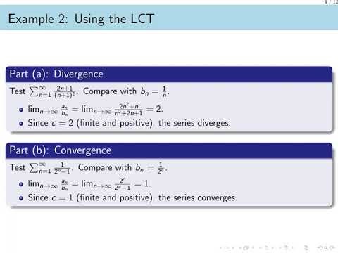 10-4 Comparison Tests