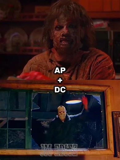 Leatherface (TCM 3) VS Jason Voorhees (Part 3) #edit #jasonvoorhees #viral #leatherface #battle