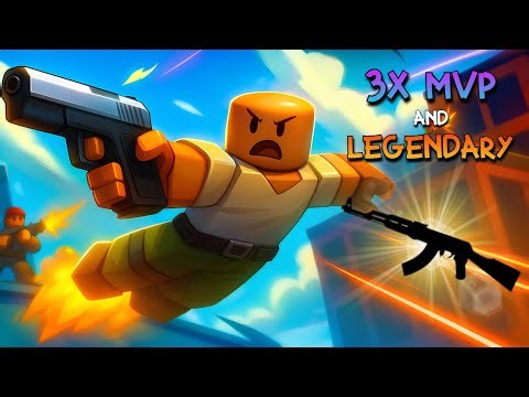 Epic Roblox Hypershot Gunfight – 3 Times MVP + Legendary AK-47 Skin!