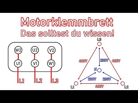 Motor terminal block, arrangement, star-delta connection