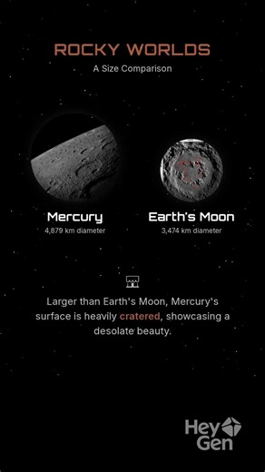 Mercury Explained | Secrets of the Solar System’s Smallest Planet#PlanetMercury #MercuryFacts #Solar
