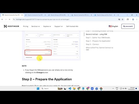 How To Connect Hostinger Vps