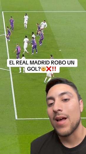EL REAL MADRID ROBO UN GOL?️#realmadrid #offside #gol #futbol #jugada #peru | fabianfut99