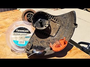 LINE TRIMMER - How To REMOVE and REPLACE STRING on a B/D GARDEN TRIMMER EDGER - Easy DIY