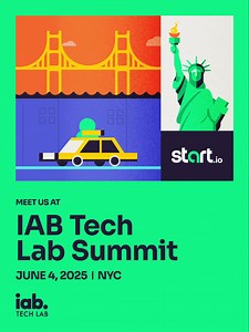 NYC, get ready! 🗽 We’re landing at the IAB Tech Lab Summit next week to talk all things #AIMarketing, #programmatic, and #curation. Let us know if you’ll be there - PM us to meet up! 🍎 | Start.io