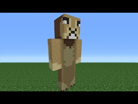 Minecraft Tutorial: How To Make A LionMakerStudios Statue