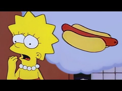 Lisa Eats Bart's Hotdog [Remastered]