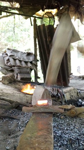 old Tools Melted lnto New Peraak Complete Forging Tutorial YouTube #shorts #video #foryou